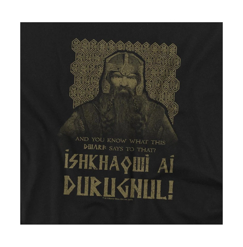Lord Of The Rings Big & Tall Ishkhaqwi Durugnul T-Shirt