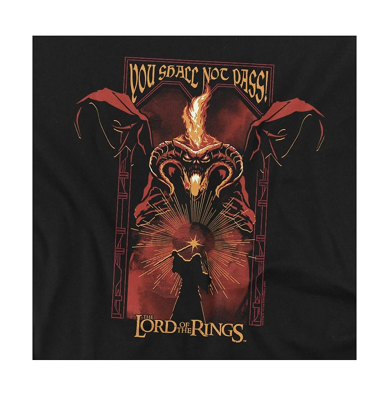 Lord Of The Rings Men's Gandalf Balrog Pass T-Shirt