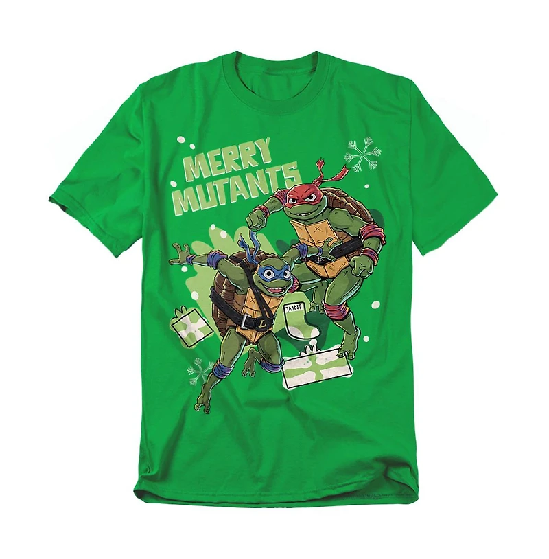 Teenage Mutant Ninja Turtles Men's Merry Mutants Christmas T-Shirt