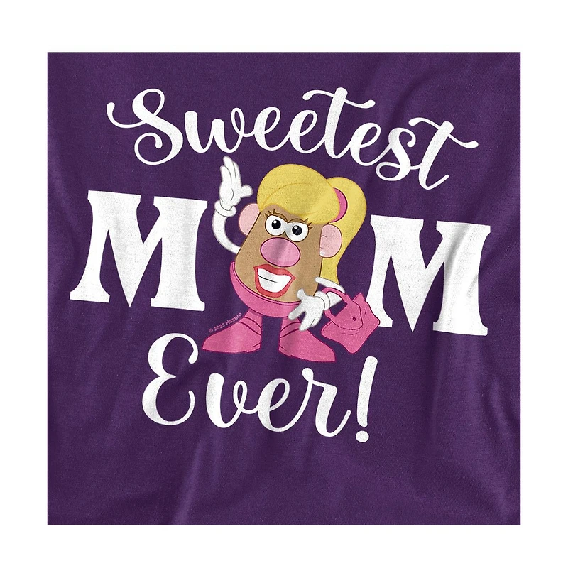 D&D Men's Mr. Potato Head Mother's Day Sweetest Mom T-Shirt