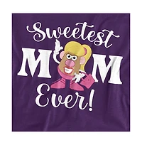 D&D Men's Mr. Potato Head Mother's Day Sweetest Mom T-Shirt