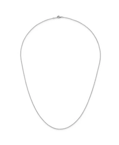 Curata Jewelry Solid 950 Platinum 1.1mm Cable Chain Necklace 16 24 Inch