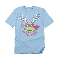 Teenage Mutant Ninja Turtles Men's Heroes Christmas Reindeer T-Shirt