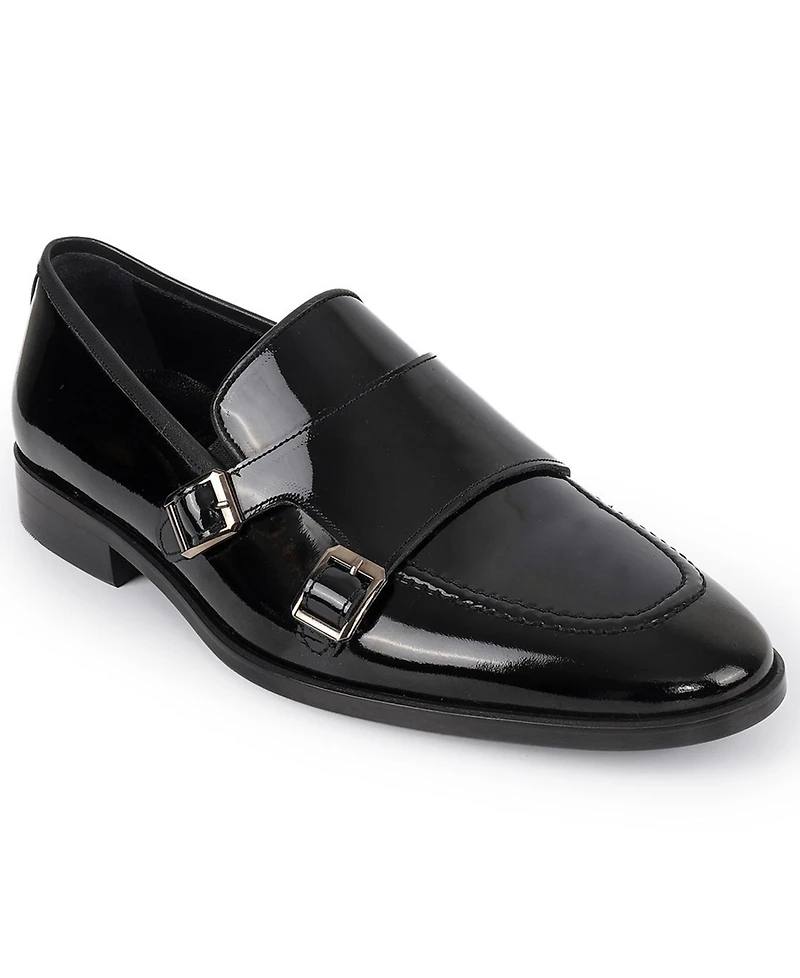 Vellapais Men's Hardin Double Monk Slip-On Loafers