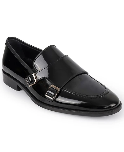 Vellapais Men's Hardin Double Monk Slip-On Loafers