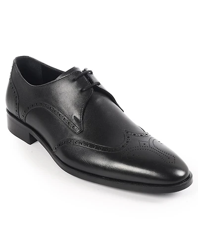 Vellapais Men's Wingtip Lace-Up Dress Shoes