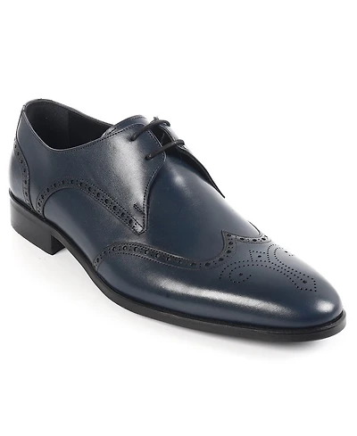 Vellapais Men's Wingtip Lace-Up Dress Shoes