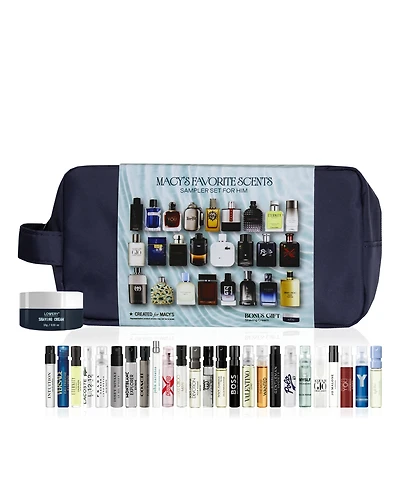 Macy's 26-Pc. Men's Fragrance Sampler Set