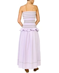 Line & Dot Women's Amnesia Strapless A-Line Maxi Dress