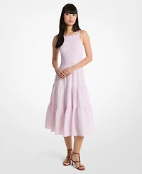 Michael Kors Women's Sleeveless Round Neck A-Line Dress