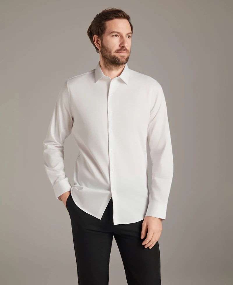 Bar Iii Men's Diamond Dobby Slim Fit Dress Shirt, Macy's Exclusive