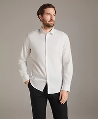 Bar Iii Men's Diamond Dobby Slim Fit Dress Shirt, Macy's Exclusive