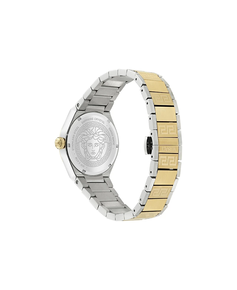 Versace Women's V-Auria Two Tone Bracelet Watch, 35mm