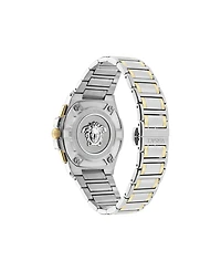 Versace Men's Greca Reaction Two Tone Bracelet Watch, 43mm