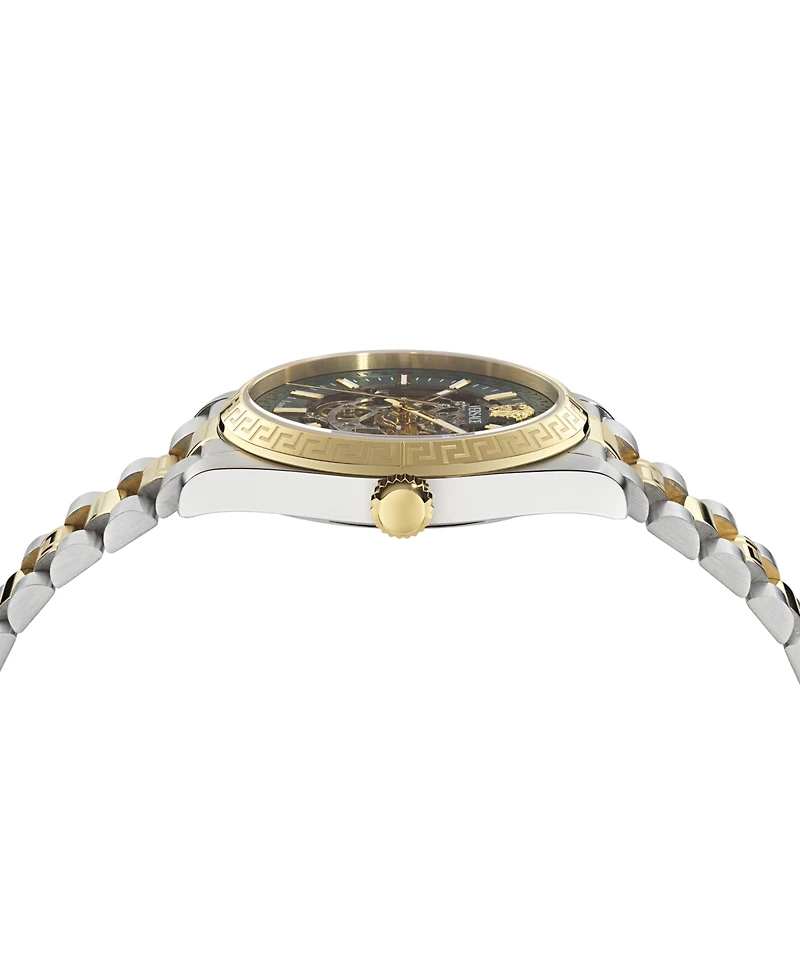 Versace Men's Millenyium Limited Edition Automatic Two Tone Bracelet Watch, 40mm