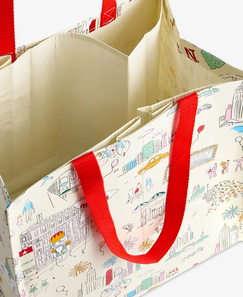 Macy's Printed Grocery Tote, Macy's Exclusive