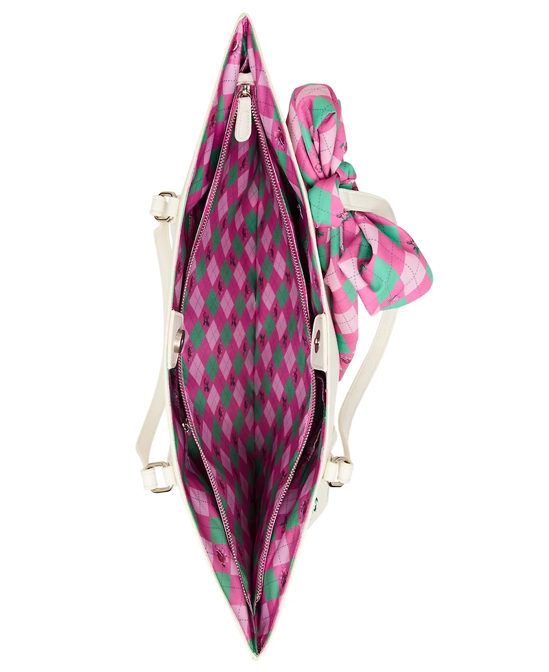 Betsey Johnson Skullicious Tote W/ Scarf