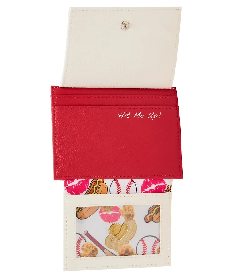 Betsey Johnson Skull Boss Trifold Wallet