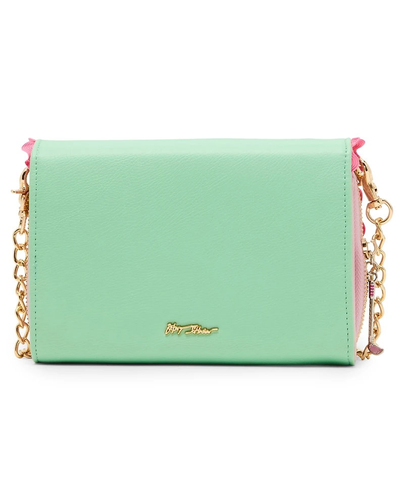 Betsey Johnson Skull Boss Trifold Wallet