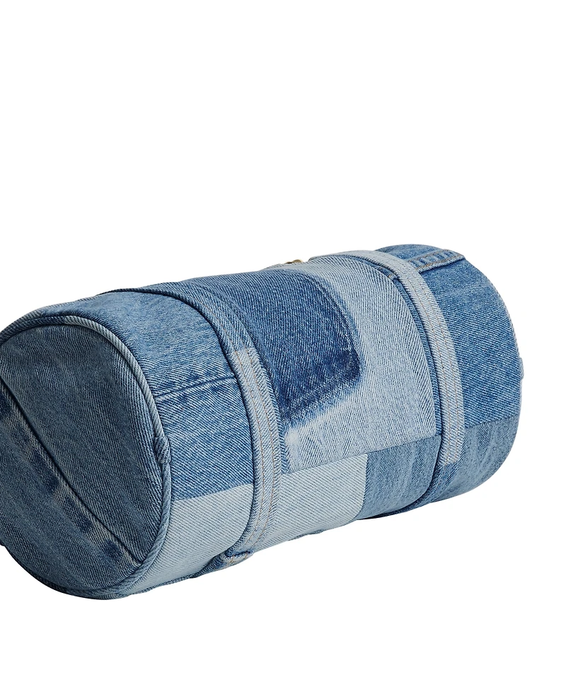 Coach Denim Kiss-Lock Barrel Small Shoulder Bag 28