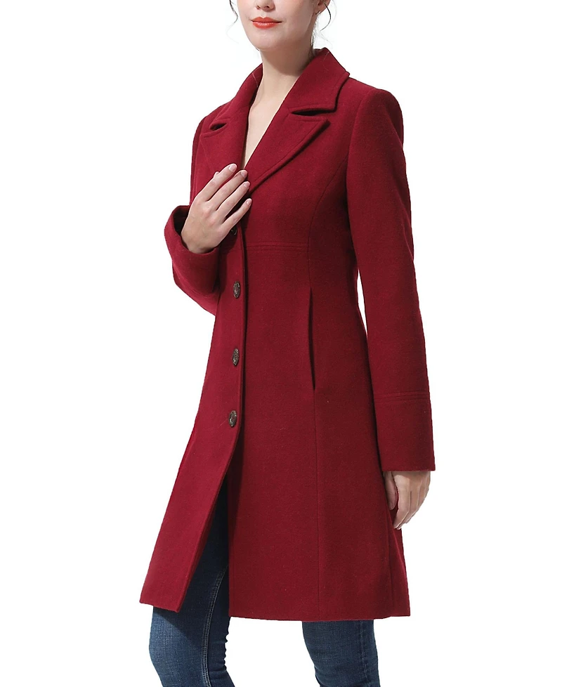 kimi + kai Women's Lumi Wool Blend Walking Coat