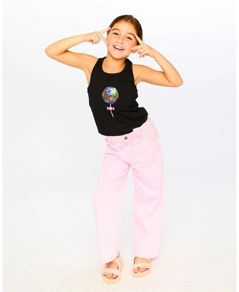 Deux par Toddler Girls Wide Leg Jeans