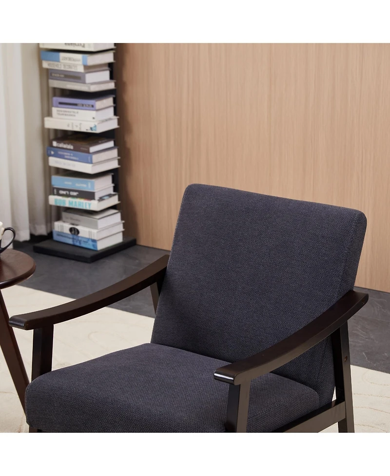 sumyeg Mid-Century Modern Chair with Solid Wood Frame