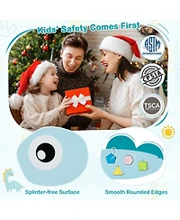 Mecale 11-in-1 Dinosaur Activity Wall Busy Board Panels