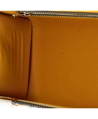 Pre-Owned Goyard Mm Saigon Top Handle Bag Coated Canvas with Leather