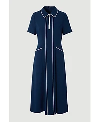 Karen Millen Women's Tailored Zip-Collar Midi Dress