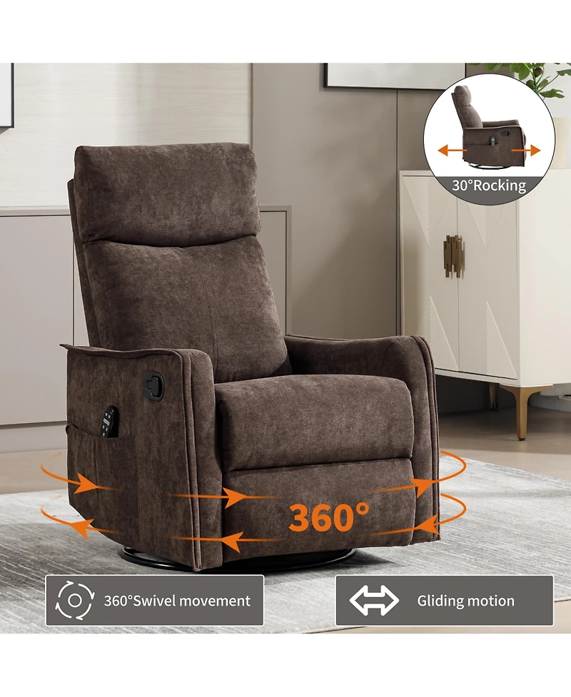 sumyeg Rocker and Swivel Fabric