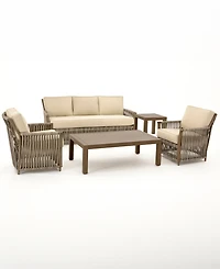 Agio Vera 77" Aluminum Outdoor Sofa, Created for Macy's
