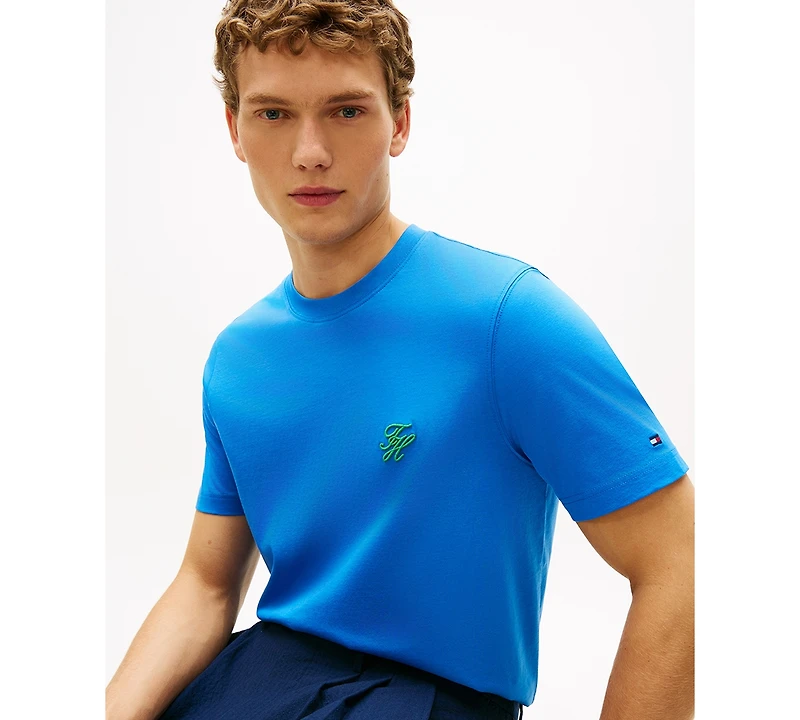 Tommy Hilfiger Men's Script Monogram Crewneck T-Shirt