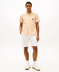 Tommy Hilfiger Men's Papertouch Striped Short-Sleeve Shirt