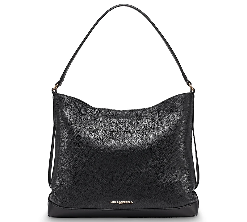 Karl Lagerfeld Paris Gisele Hobo Magnetic Shoulder Bag