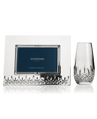 Waterford Lismore Essence 4" x 6" Picture Frame and Bud Vase, 2-Piece Set