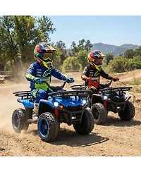 Mecale 24V Electric Ride On Quad with Led Headlights