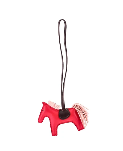 Pre-Owned Hermes Pm GriGri Rodeo Bag Charm Leather