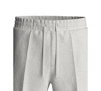 Hugo Boss Men's Regular-Fit Linen Drawstring Shorts