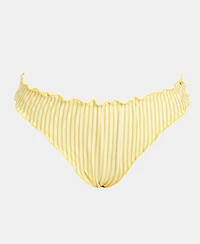 Cupshe Women's Modern Cheeky Lined Sits at Waist Split Bottoms