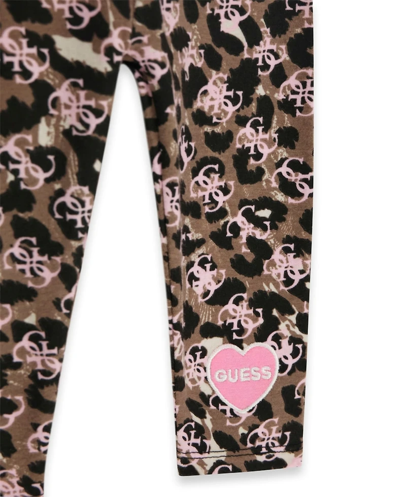 Guess Baby Girls' Long-Sleeve Top and Legging, 2-Piece Set