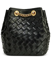 Yara Hand-Woven Bucket Bag