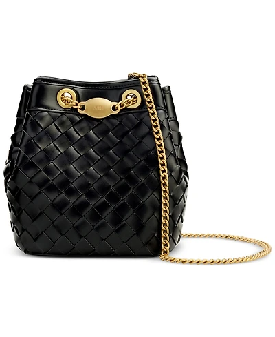Jw Pei Yara Plain Weave Mini Bucket Handbag