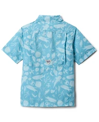 Columbia Big Boys Super Slack Tide Short-Sleeved Camp Shirt