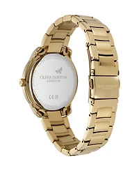 Olivia Burton Women's Colourwave Gold Tone Stainless Steel Bracelet Watch, 36mm