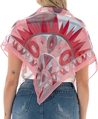 Marcus Adler Satin Geo Print Square Scarf