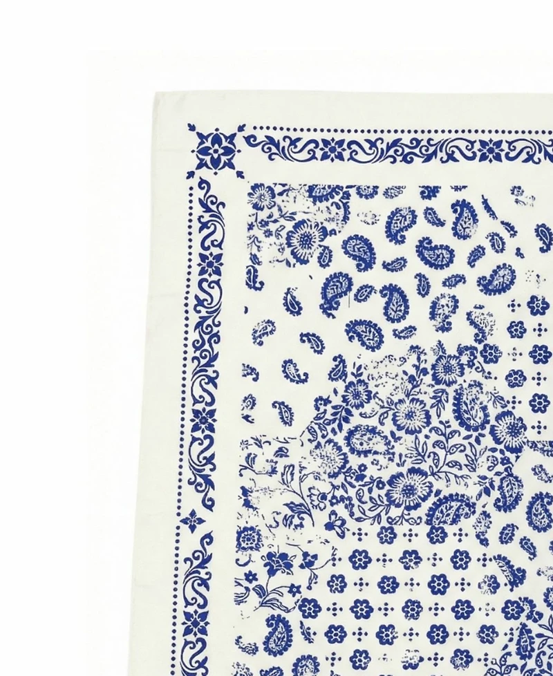 Marcus Adler Satin Paisley Square Scarf