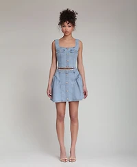 Avec Les Filles Women's Scoop Neck Top