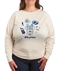 Hybrid Apparel Plus Disney Boy Mom Minnie French Terry Long-Sleeve T-Shirt