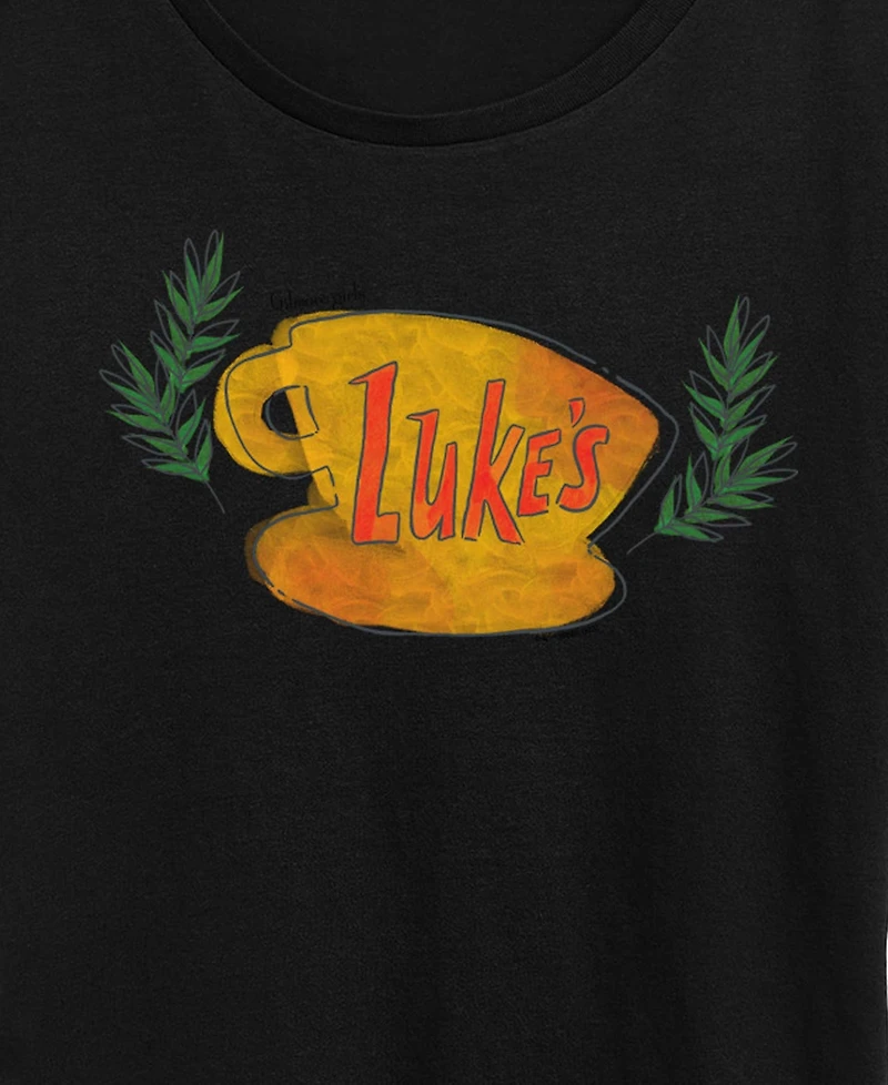 Hybrid Apparel Plus Gilmore Girls Lukes Coffee Cup Short-Sleeve Graphic T-Shirt